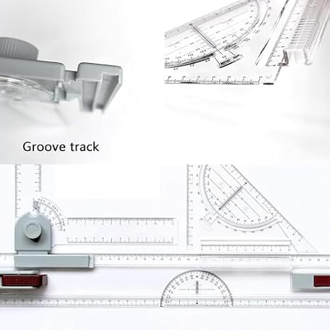 Mechanical Drawing and Drafting Tool Set, Compass, Engineering Drawing Tools for University Students, Architecture and Civil Engineering Rulers, Dividers, CAD