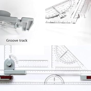 Mechanical Drawing and Drafting Tool Set, Compass, Engineering Drawing Tools for University Students, Architecture and Civil Engineering Rulers, Dividers, CAD
