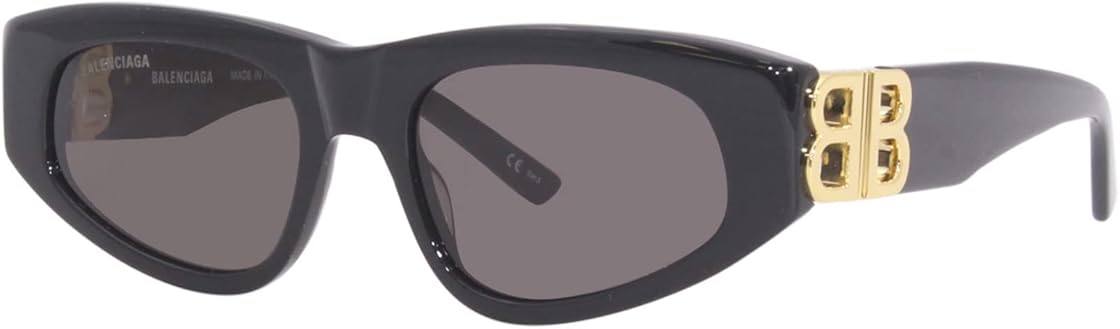 Occhiali da sole balenciaga bb0095s black/grey 53/19/135 donna