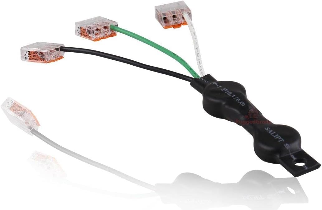 RuggedGrade 10KV Surge Protection Device - Add-On for LED Fixtures - 100-277VAC Compatible - Outdoor Lighting Accessory