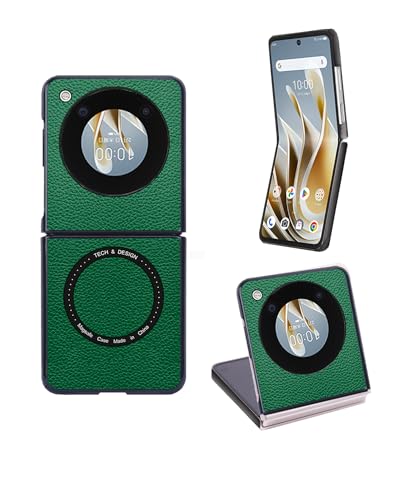 ZTE Libero Flip/nubia Flip 5G p P[X SpinoArmor }OlbgJ ϏՌ Yی 烌U[[ + TPUP[X v̎ ʃYی h~ SʕیJo[ wh~ ZTE Libero Flip/