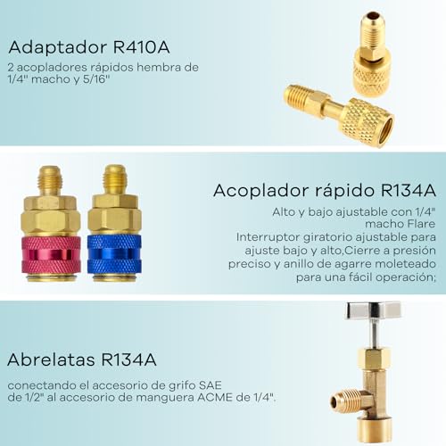 Mejores precios y opiniones de Gas refrigerante r410a los 7 más buscados. 17 Imagen adicional