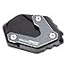 Pata de Cabra Lateral Placa Base de extensión del cojín/Ajuste for BMW F750GS F 750GS F750 GS F 750 GS 2018 2019 2020 Apoyo de la Motocicleta Pad (Color : Grey)
