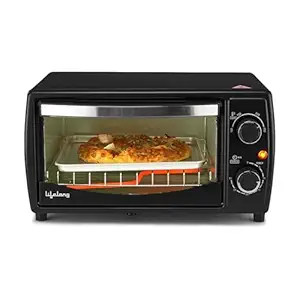 Lifelong OTG 10 Litre - Electric Oven Toaster Griller for Kitchen- 1000 W Auto Shut Off & 30 Minute Timer Control - Machine for Baking Pizza, Cake, Grilling Chicken & Toasting Bread at Home (LLOT10)