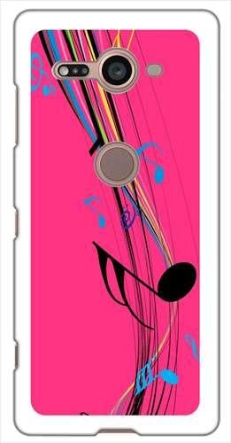 Amazon Co Jp Sslink Xperia Xz2 Compact So 05k エクスペリアxz2コンパクト ハードケース Ca534 2 音符 楽譜 線 音楽 ピンク スマホ ケース スマートフォン カバー カスタム ジャケット Docomo 家電 カメラ