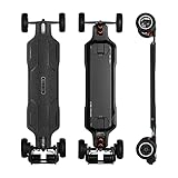 Exway Atlas Pro 2WD All-Terrain Off Road Electric Skateboards, Top Speed of 35 Mph, 24 Miles Range, 3200W Dual Motor, IP55 Waterproof, Professional Electric Longboard for Adults