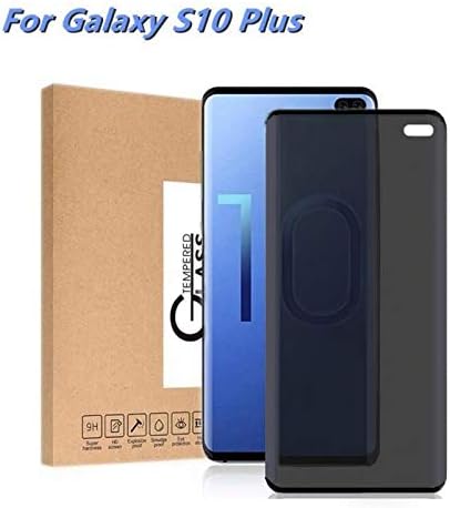 MOZEEDA Screen Protector Privacy Glass, Anti Glare HD Privacy Screen Protector Replacement for Galaxy S10 Plus 6.4 Inch,Anti Spy,Anti-Scratch,Bubble Free