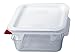 araven 91851 Square Container, Lid and Box, BPA Free, 2.1 Quart, Clear
