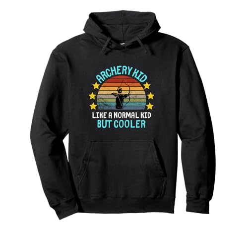 Archery Kid Funny Pullover Hoodie