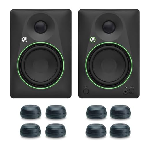 Mackie CR5BT - Monitores activos de estudio de 2 vías, altavoz Bluetooth con pies Keepdrum