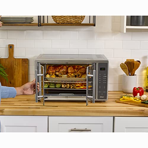 Oster Air Fryer Oven, 10in1 Countertop Toaster Oven, XL Fits 2 16