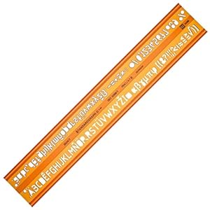 Standardgraph 7mm Normschriftschablone Technische Zeichnung