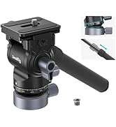 Amazon | SmallRig ビデオ雲台 伸縮式ハンドルと切り替え可能 QR