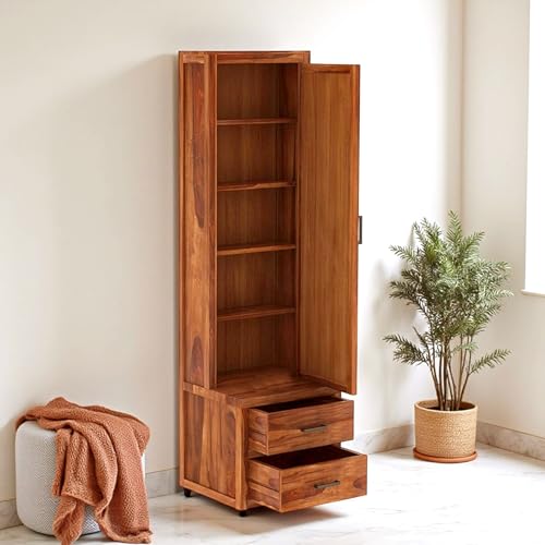 Image of Sheesham Solid Wood Dressing Table for Bedroom with Drawer
