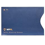 RFID Sleeves Credit Card Sleeve - Credit Card Protector Sleeves to Block Data Theft - RFID Blocking Credit Card Sleeves for Credit & Debit Cards Protection - Fits in Wallet & Purses (Blue)