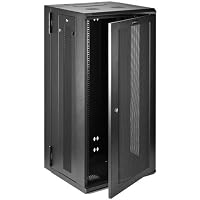 StarTech.com 26HE 19 Zoll Wand Netzwerkschrank - 40,5cm tiefes, mit Scharnieren versehenes, abschließbares IT/Netzwerk rack - inkl. Fachboden und perforierten Seitenwänden - vormontiert (RK2620WALHM) – Ansicht 2