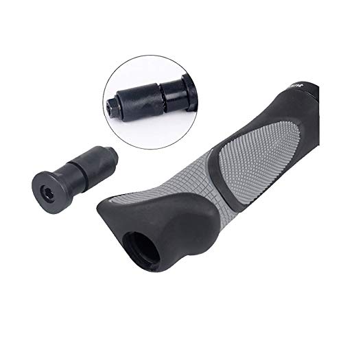 Andoer Alças da tampa do punho da buzina de borracha para mountain bike Tampa do punho da bicicleta