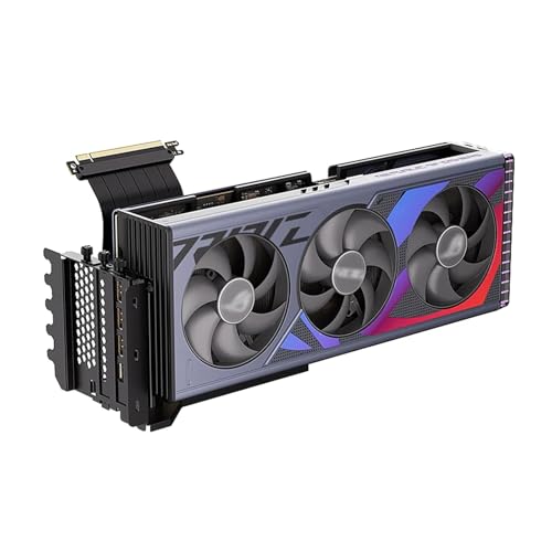 Soporte Vertical GPU L-Z3 con Cable Riser PCIe 4.0 200mm miniatura 3