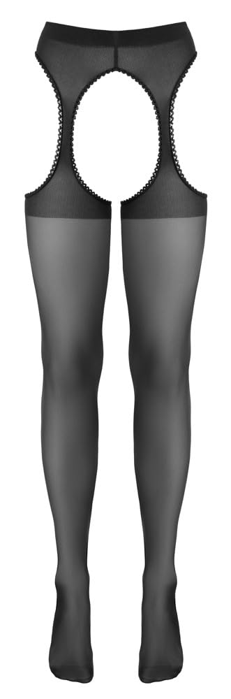 Cottelli Legwear Women Suspender Stockings Black 3