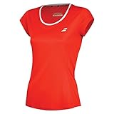 babolat la decima tasche T-shirt Babolat Damen, Core Flag Club T-Shirt Rot, Weiß, L Oberbekleidung, L