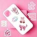 136Pcs Preppy Stickers Cute Pink Aesthetic Girly Stickers Coquette Holographic Vinyl Waterproof Bow Sticker for Adult Women Grils Water Bottle Laptop Ipad Cups Scrapbook Journaling Decor(Grily136)