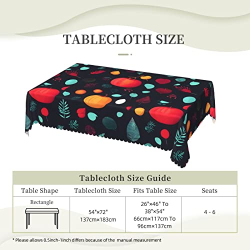 Nappe carrée lavable en dentelle robuste à fleurs de citrouille - 7