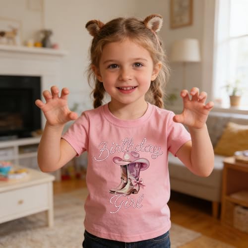 Image of Birthday Girl Shirt 2nd 3rd 4th 5th 6th 7th Girls Birthday T-Shirts Toddler Mermaid Unicorn Cotton Short Sleeve Tee Tops