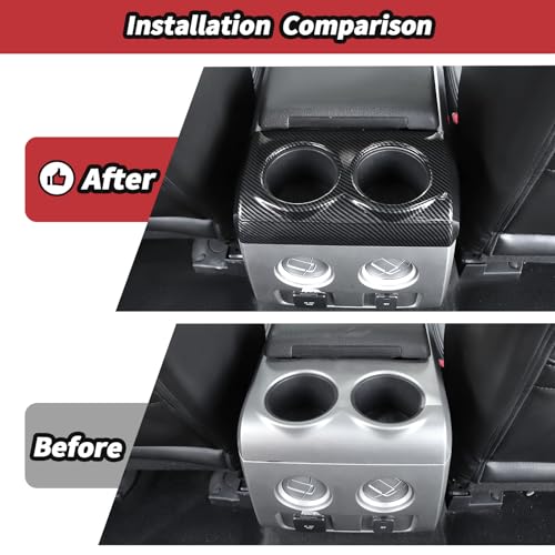 JeCar Cover Trim Portavasos Para Ford F150 2009-2014 miniatura 3