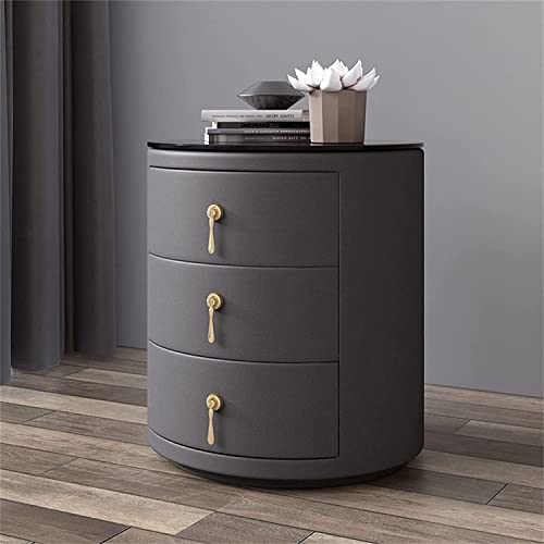 Table de chevet ronde anti-choc pour sécuriser l'espace et optimiser la chambre