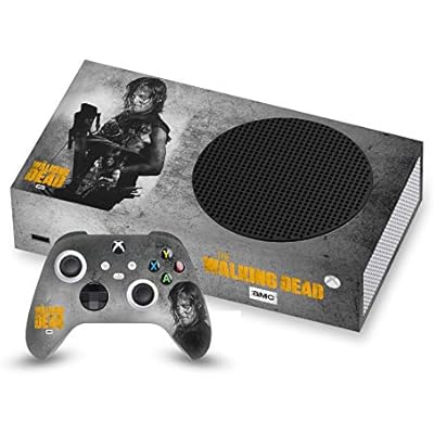 Head Case Designs Officially Licensed AMC The Walking Dead Daryl Double Exposure Daryl Dixon Graphics Vinyl Sticker Gaming Skin Decal Cover Compatible With Xbox Series S Console and Controller Bundle