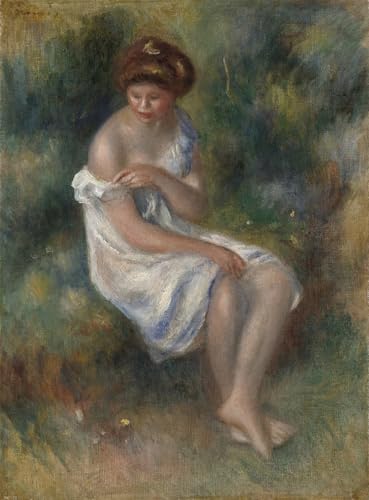 Art poster La Baigneuse Renoir 60x90cm impression murale de tableaux célèbres