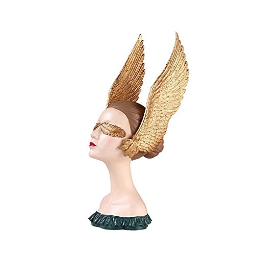 Sculpture Statue Ailes Fille : idée cadeau originale d'artisanat