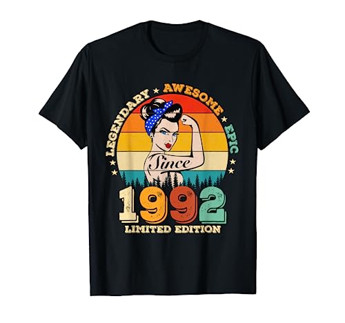 Legendario de 30 años desde 1992 Impresionantes mujeres de 30 cumpleaños Camiseta