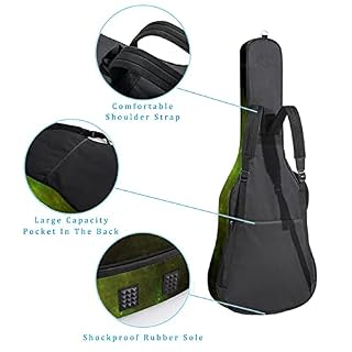 Housses et étuis pour guitare, Housse pour guitare classique Housse pour guitare classique , Vert - Les Beatles, Paul McCartney, John Lennon, RIngo Starr, George Harrison Housses et étuis pour guitare, Housse pour guitare classique Housse pour guitare classique , Vert – Image 3