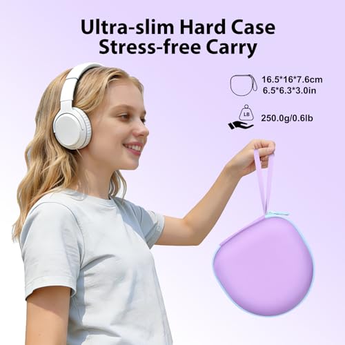 Kid Headphones Case for iClever/Candy Bila Headphone,Purple+Green,Case Only by XANAD - Used condition - Image 4