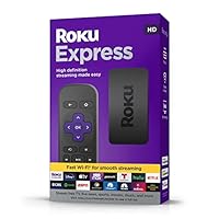 Roku Express (New) | HD Roku Streaming Device with Simple Remote (no TV controls), Free &amp; Live TV