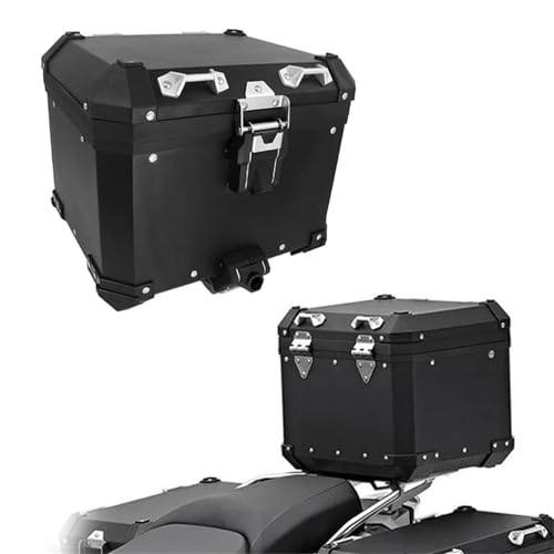 �o�C�N�p���[�{�b�N�X F850GS/F750GS ADV 2018-2023 2019 2020 2021 2022 �o�C�N�p�A���~�g�b�v�P�[�X �T�h���o�b�O �p�j�A�P�[�X �T�C�h���Q�b�W�{�b�N�X ���[�g�����N�A�N�Z�T���[(Top Case Black)