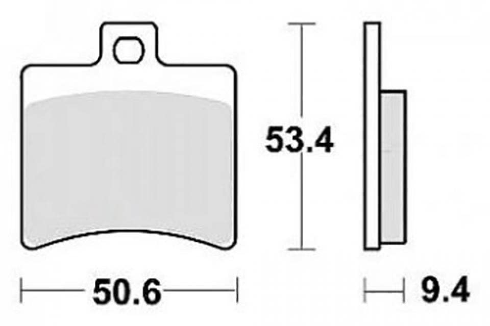 Plaquette de frein Tecnium pour scooter Malaguti 125 Phantom Max AR 2004-2005