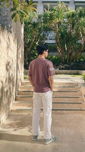 Image of Men's Solid Round Neck T-Shirt | Regular Fit Cotton Casual Tee | Half Sleeve | S to 3XL Sizes | Soft Breathable Everyday Wear for Daily Use, Gym, Summer & Casual Wear