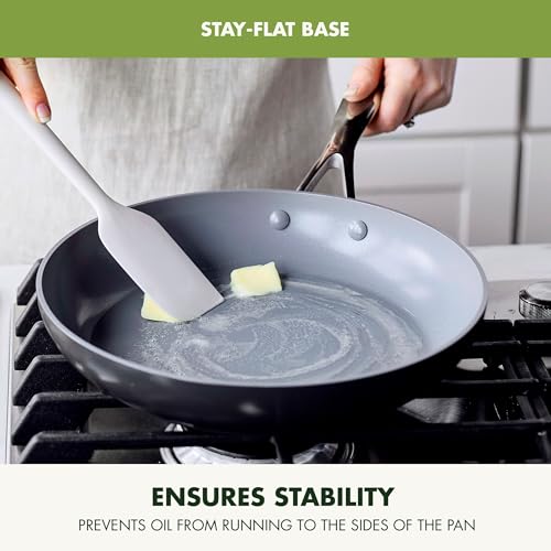 GreenPan Valencia Pro Ceramic Nonstick 13 Piece Cookware Set, Hard Anodized PFAS-Free Pots & Pans, Induction Ready, Compatible on All Cooktops, Dishwasher Safe, Oven Safe to 600F, Gray by GreenPan - Image 5