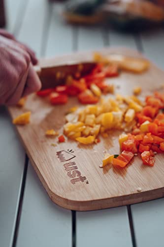 Tabla de Cortar de Bambú ust 3.0 para Preparación de Alimentos, Diseño Ecológico y Resistente a la Humedad para Acampar y Uso Diario miniatura 2