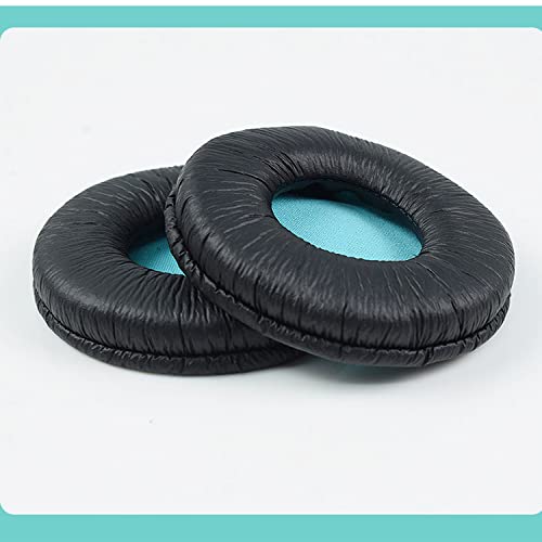 Repuesto Almohadillas Para Audífonos MDR-V55 Protein Wrinkle PU Black+Blue Compatible con Sony MDR-V55 V500DJ, Somic E95, MDR-7502 MDR-V500 miniatura 6