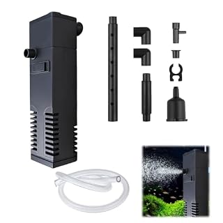 Vxiwscy filtre intérieur 3 en 1 pour aquarium de 20 à 40 L