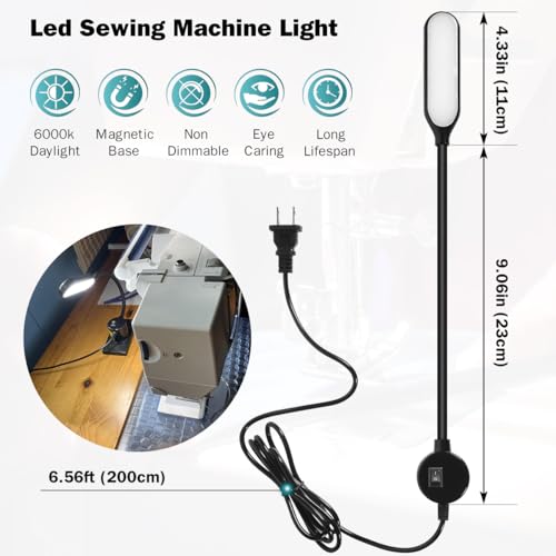 UPWATT Magnetic LED Work Light with Flexible Gooseneck for Lathe — view 3