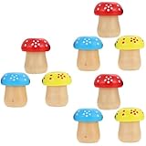 SAFIGLE Mushroom Shape Kaleidoscope Toy for Kids Rotating Educational Toy for Hand-Eye Coordination and Cognitive Development Compact 2.16X5.31X1.77 Inch Size Ideal Party Favors and