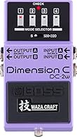 Premium Waza Craft pedal with all-analog audio circuitry Standard mode provides the sound of the original DC-2 Dimension C pedal SDD-320 mode authentically reproduces the vintage Roland SDD-320 Dimension D, a legendary studio rack effect heard on cou...