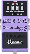 Premium Waza Craft pedal with all-analog audio circuitry Standard mode provides the sound of the original DC-2 Dimension C pedal SDD-320 mode authentically reproduces the vintage Roland SDD-320 Dimension D, a legendary studio rack effect heard on cou...