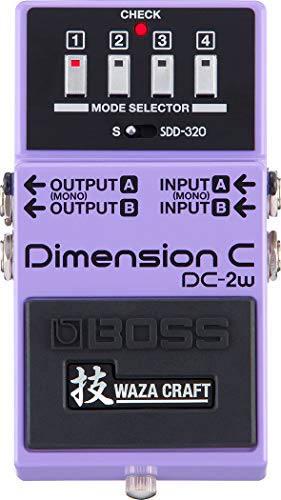 BOSS Dc-2W Waza Craft Dimension C Guitar Pedal, Dimension Experience with Complete Sonic Authenticity