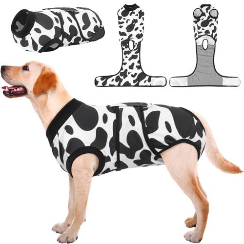 Kuoser Recovery Suit for Dogs Cats, Soft Dog Surgery Suit Female Male Spay