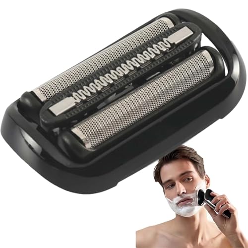 Yongst Shaver Replacement Heads - Suitable for Braun Razors 53B Compatible with All Series 5 & 6 Easy Attachment Smooth Shave Black